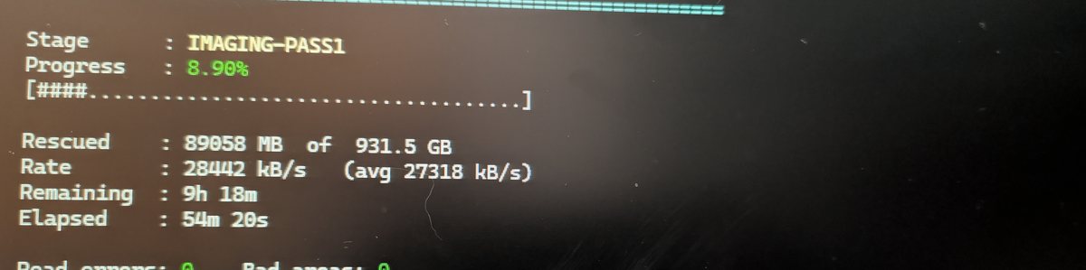 Full copy of your drive underway