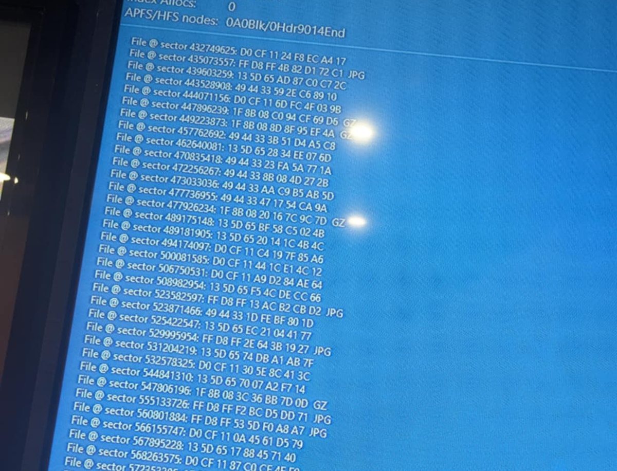 Scanning for your folders and files