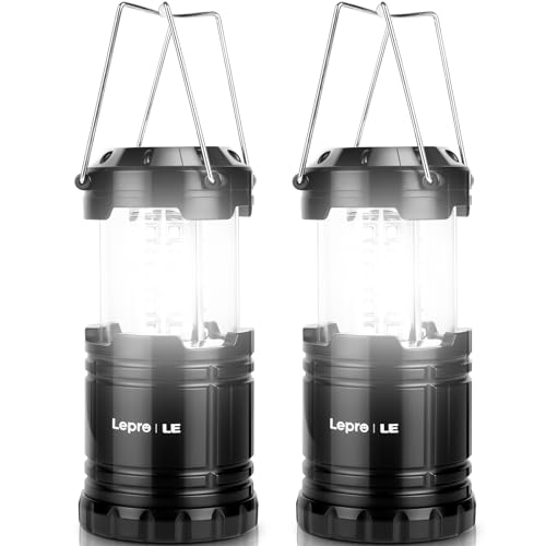 Lepro Collapsible Camping Lantern, 2 Pack