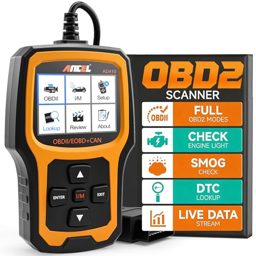 ANCEL AD410 Enhanced OBD2 Scanner Live Data…