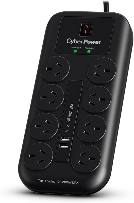 CyberPower 8 Outlet Power board with 2 USB…