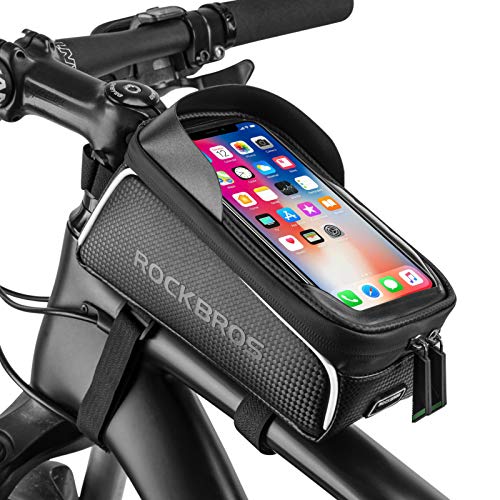 ROCKBROS Bike Phone Front Frame Bag for Men…