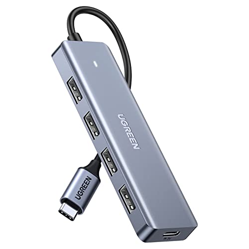 UGREEN USB C Hub with 4×USB 3.0 Data and…