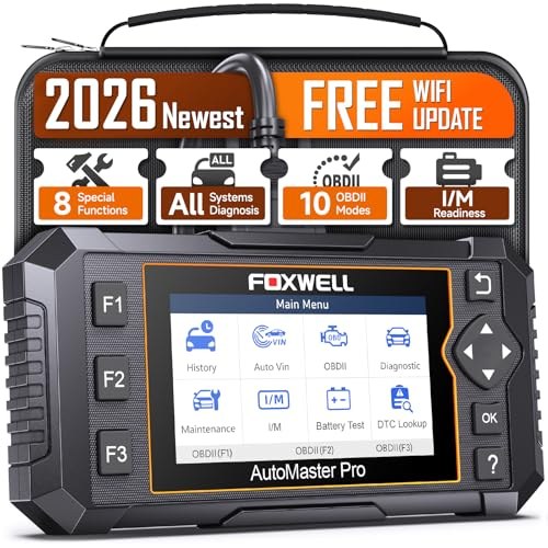 2026 FOXWELL NT624 Elite OBD2 Scanner, All-System 8 Resets Code Reader