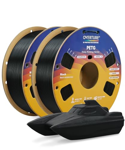 OVERTURE 2KG Bundle Rapid PETG 3D Printer…