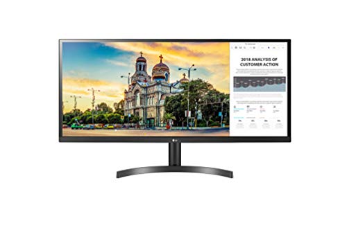 LG 34WL50S - 34 inch UltraWide Full HD IPS Monitor with WFHD IPS Display sRGB 99 Percent, 5ms (GTG), HDMI, HDR 10, Radeon FreeSync, Black Stabiliser