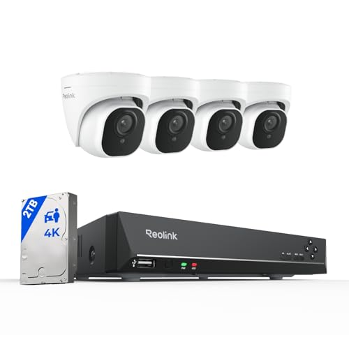 Reolink RLK8-800D4 4K 8-channel PoE security system with NVR