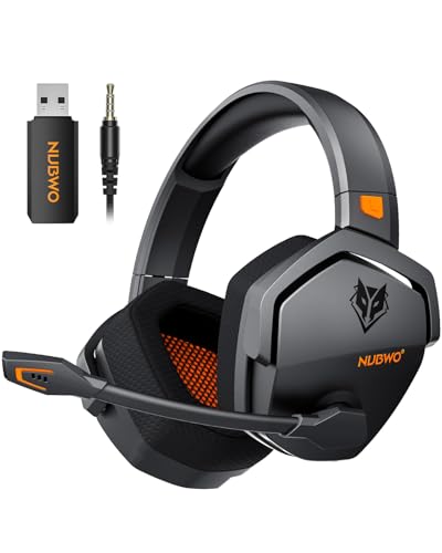NUBWO G06 Dual Wireless Gaming Headset with…