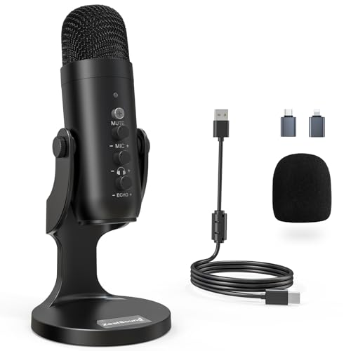 ZealSound Podcast Microphone for PC