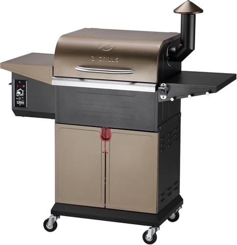 Z GRILLS Wood Pellet Grill and Smoker with…