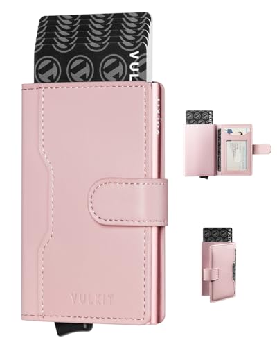 VULKIT Slim Bifold Pop up Wallet Minimalist…