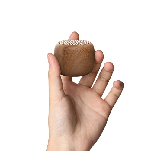 White Noise Machine BABELIO Mini Sound for Adults Kids Baby | 15 Non-looping Sounds Timer Easy to Pocket and Travel - Wood Grain
