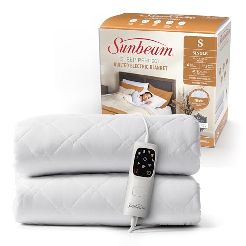 Sunbeam Sleep Perfect Quilted Electric Blanket
