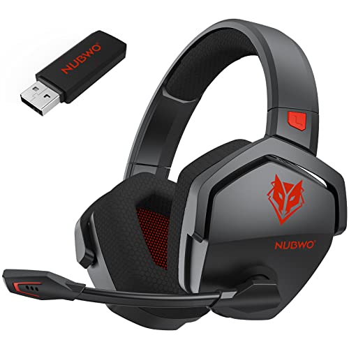NUBWO G06 Dual Wireless Gaming Headset with…