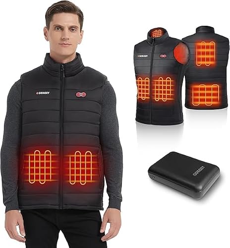 Gokozy Heated Vest for Men and Women with…