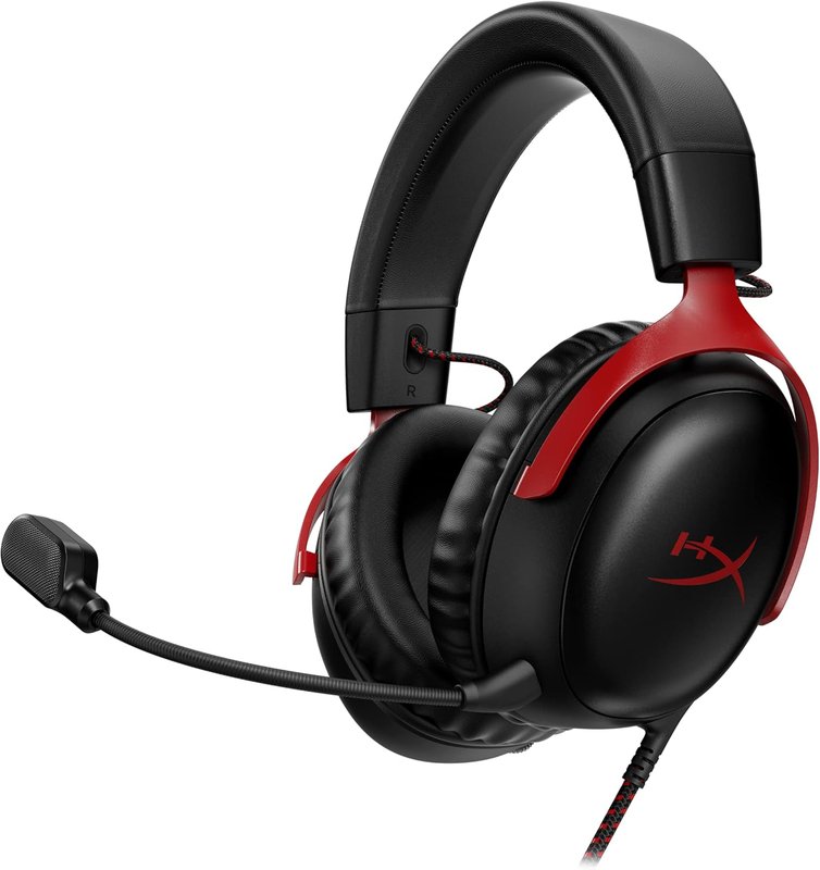HyperX Cloud III wired gaming headset for PC, PS5 and Xbox
