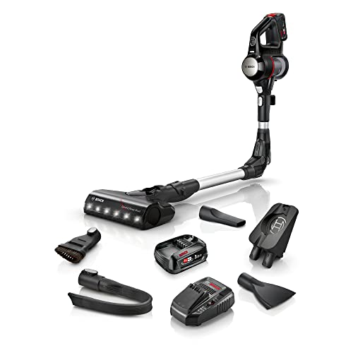 Bosch Unlimited 7 Cordless Vacuum Cleaner, 2 x 3.0 Ah Batteries & Quick Charger, Black, BCS712FCAU