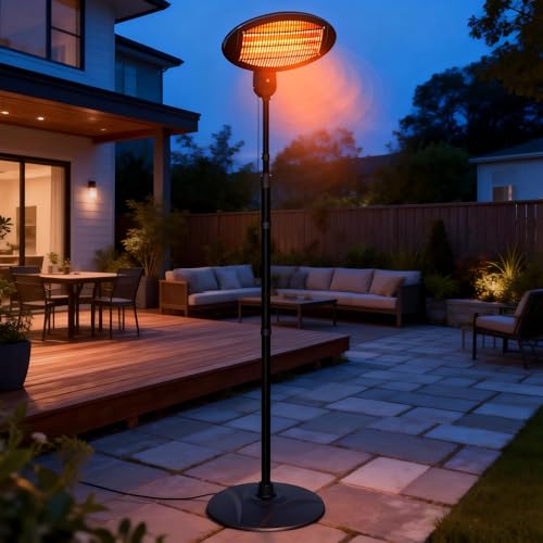 YOPOWER 2000W Outdoor Patio Heater with 3…