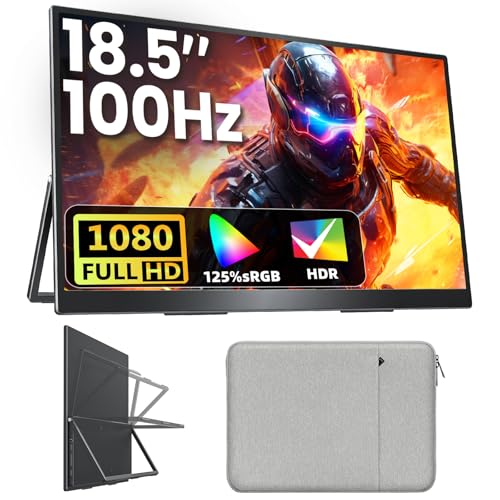 Upperizon Large Portable Monitor 18.5 inch…