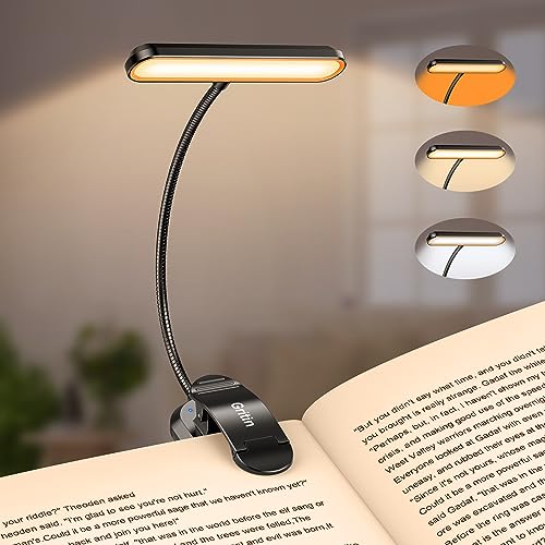 Gritin 19 LED Rechargeable Book Light for…