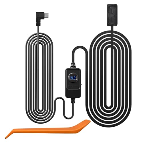 REDTIGER Dash Cam OBD Hardwire Kit with USB C Port,12V-24V to 5V, Low Voltage Protection for 24H Parking Mode,Suitable Series Dash Cam