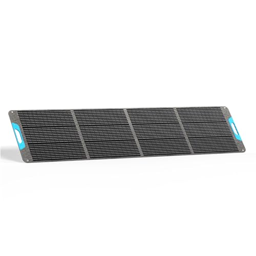 Renogy 200 watt Portable Solar Panel for Power Station, 12v Foldable Solar Panel for Camping Efficiency Mono Solar Module, Adjustable Kickstand for Off Grid