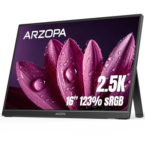 ARZOPA 2.5K Portable Monitor 16