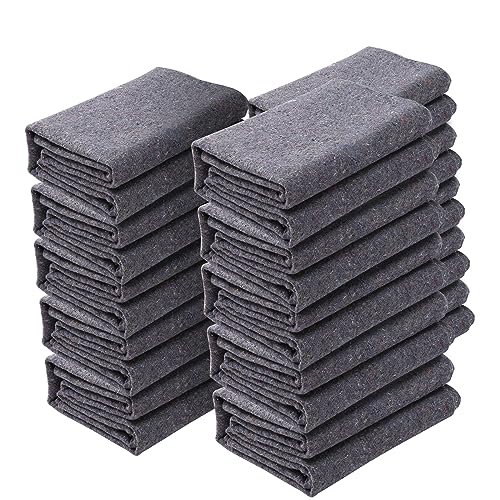 VEVOR Moving Blankets, 1829 x 1372 mm, 12 kg/dz Weight, 12 Pack, Professional Recycled Cotton Packing Blanket, Large Heavy Duty Shipping Mover Pads Perfect for Protecting Furniture, Floors, Appliances