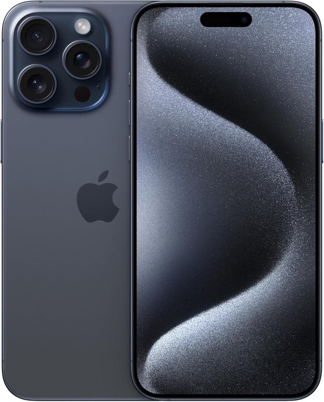 Apple iPhone 15 Pro Max (512GB) - Blue Titanium