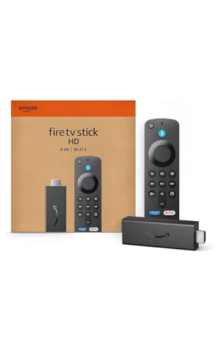 Amazon Fire TV Stick HD streaming device with Alexa Voice Remote