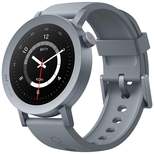CMF by Nothing Watch Pro 2 Smartwatch, 1.32 Inch AMOLED Display, 11 Day Battery Life, Bluetooth Calls with AI Noise Cancellation, IP68 Waterproof and Integrated Multi-System GPS, Ash Grey