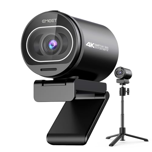 EMEET S600 4K Webcam with Tripod for…