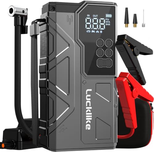 Lucklike 7000A Jump Starter with Air…