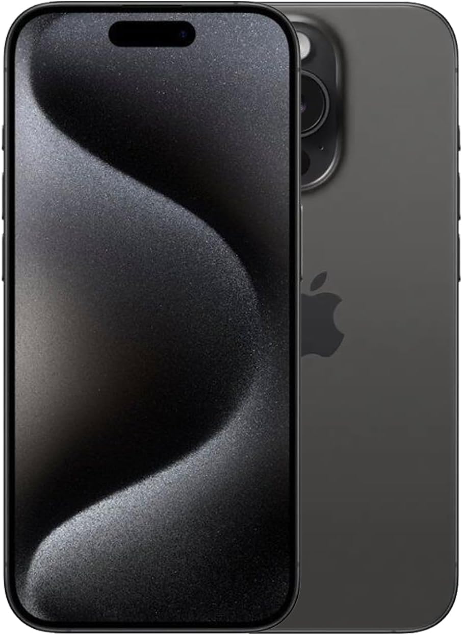 Apple iPhone 15 Pro Max (256 GB) - Black Titanium (Renewed)