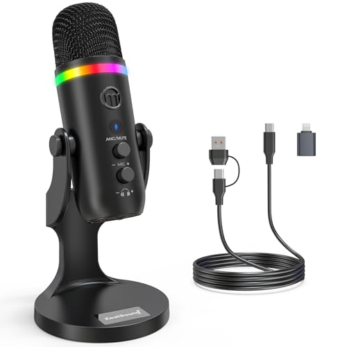 ZealSound Podcast Microphone for PC