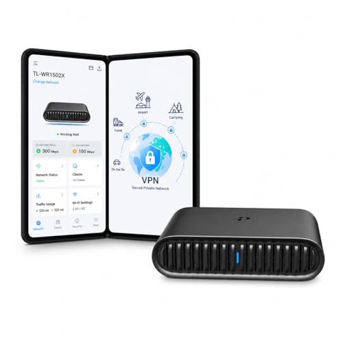 TP-Link TL-WR1502X AX1500 Wi-Fi 6 Travel…