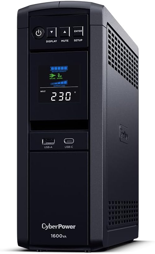 CyberPower PFC Sinewave 1600VA Tower UPS pure sine wave