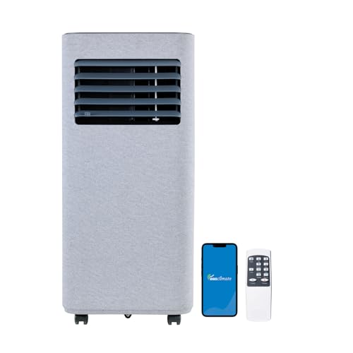 Ausclimate 2.05kW Smart Compact Portable AC, Stone Grey