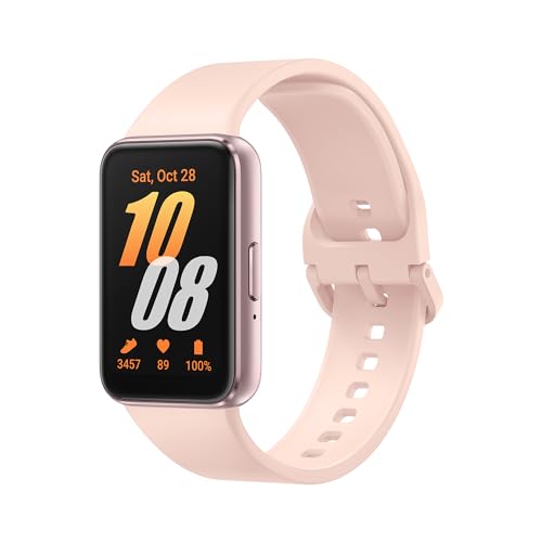 Samsung Galaxy Fit3 [AU Version], 13 Days Battery, Sleep Tracking Smartwatch, Pink Gold
