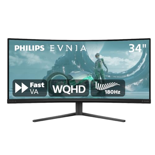Philips Evnia 34M2C3500L 34'' WQHD Curved…