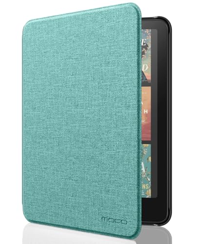 MoKo Case for 7" Kindle Paperwhite 12th Gen&Colorsoft 2024,Denim Green
