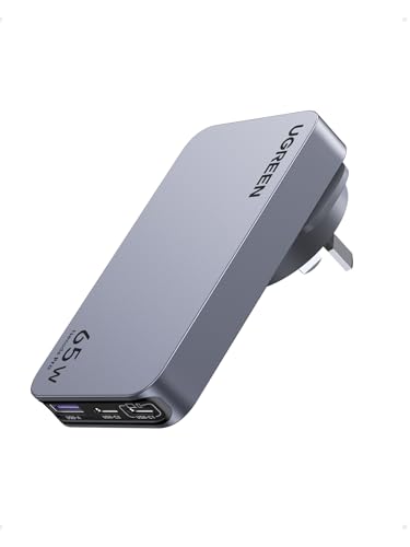 UGREEN 65W Travel Charger Ultra-Slim Nexode Pro 3-Port GaN USB C Charger