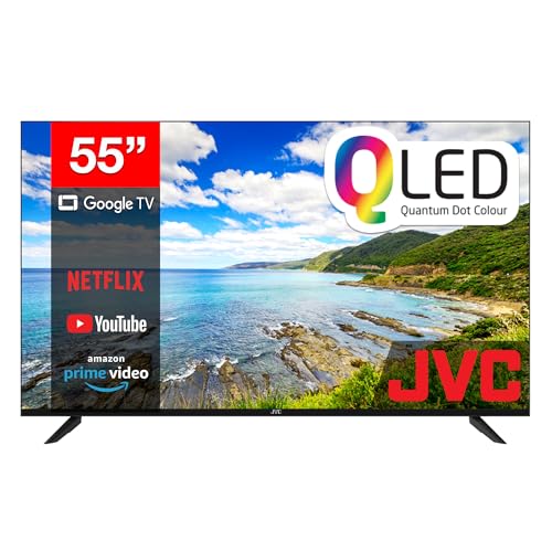 JVC 55" 4K QLED Google TV - AV-AQ557155A
