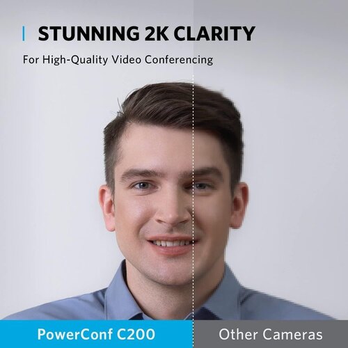 UGREEN 4K Webcam for PC with PDAF Autofocus | 1080P 60fps, 70° Field of View, Built-In Microphone and Privacy Cover; USB-A with USB-C Adapter for Streaming and Meetings