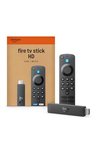 Amazon Fire TV Stick HD (newest model) | Powered by the TV, thin and ultra-portable with Alexa Voice Remote and redesigned Fire TV experience (2026 release)