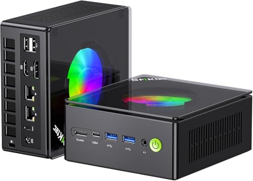 GMKtec Gaming PC, K11 AMD Ryzen 9 8945HS(8C/16T, Up to 5.2GHz), 32GB DDR5 RAM 512GB Mini PC Desktop Computer, Oculink, Dual NIC 2.5GbE LAN, HDMI/DisplayPort/USB4*2