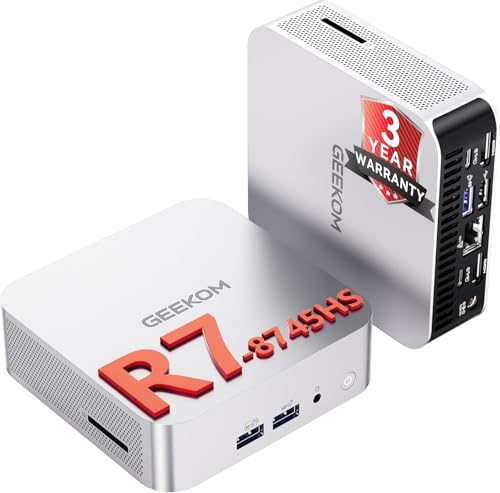 GEEKOM A8 Mini PC, Ryzen 7 8745HS