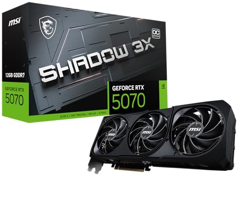 MSI NVIDIA GeForce RTX 5070 Shadow 3X OC…
