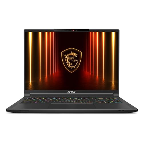 MSI Stealth A16 AI Plus gaming laptop in Core Black