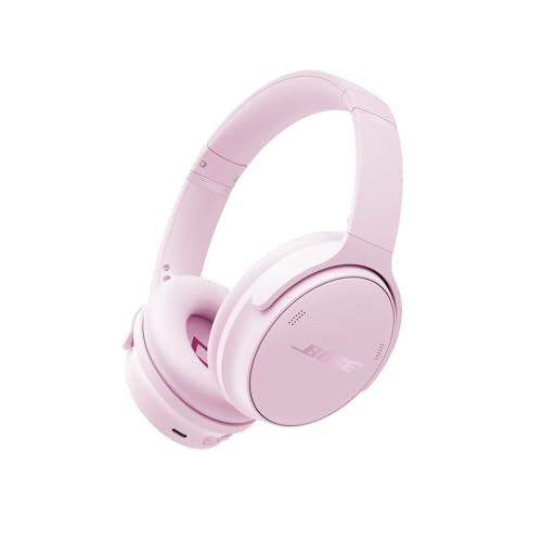 Bose QuietComfort Wireless Noise Cancelling Headphones, Bluetooth Over Ear Headphones with Up to 24 Hours of Battery Life, Petal Pink - Limited Edition Colour